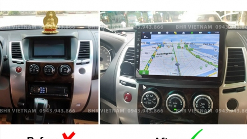 Màn hình DVD Android xe Mitsubishi Pajero Sport 2011 - 2017 | Vitech 